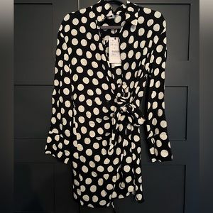 Zara Wrap Dress - Size M - NWT